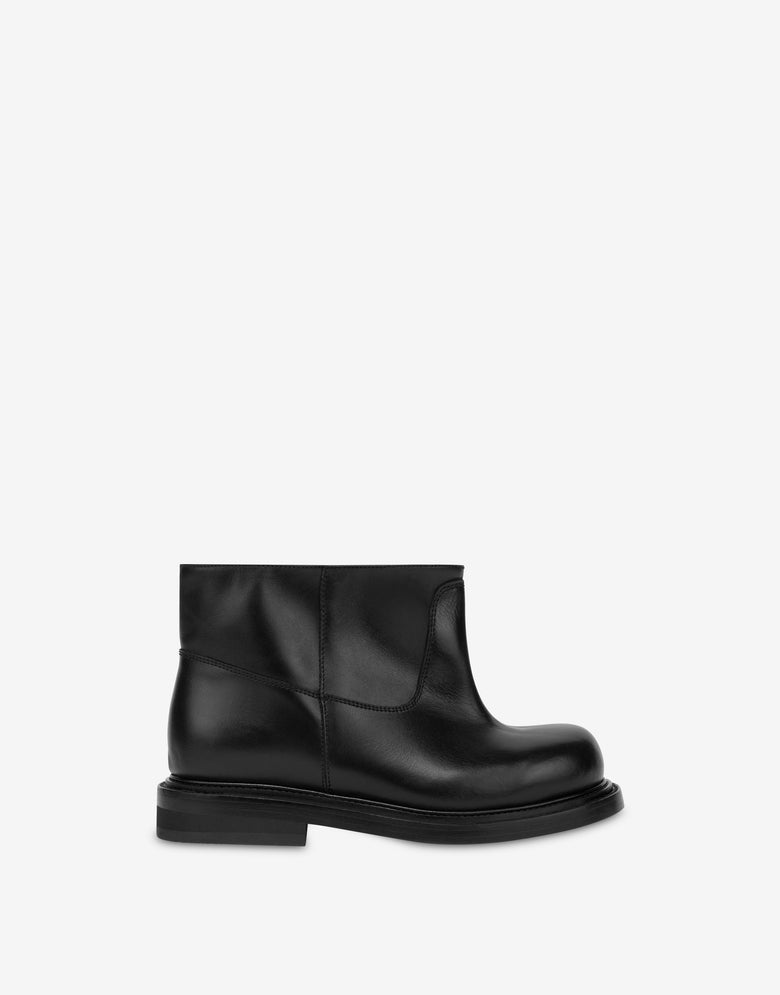 Calf ankle boots Olivia Black Moschino 1