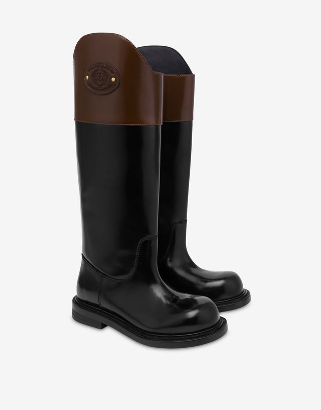 Bottes Olivia Noir Moschino 0