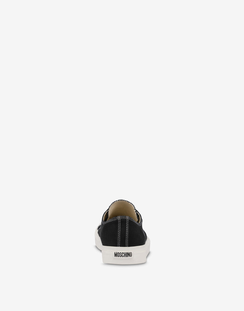 Sneakers in canvas Edge Black Moschino 2