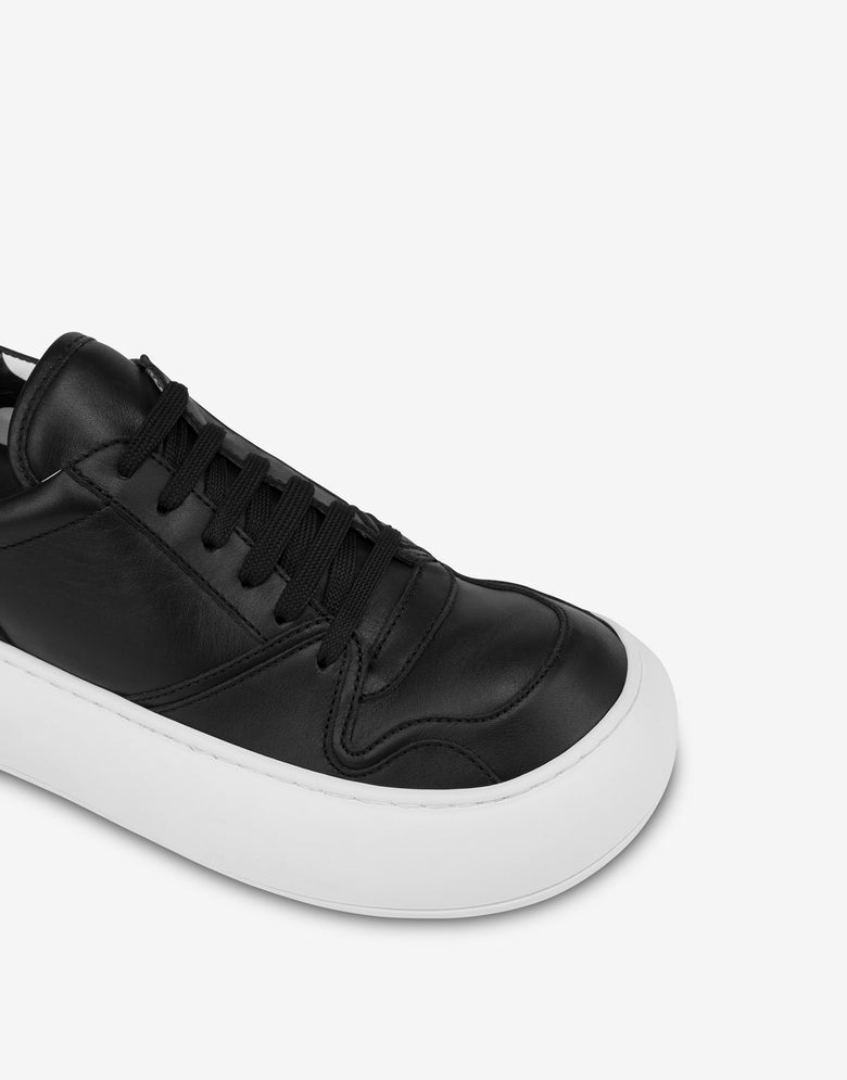 Sneakers in calf leather Ollie Black Moschino 3