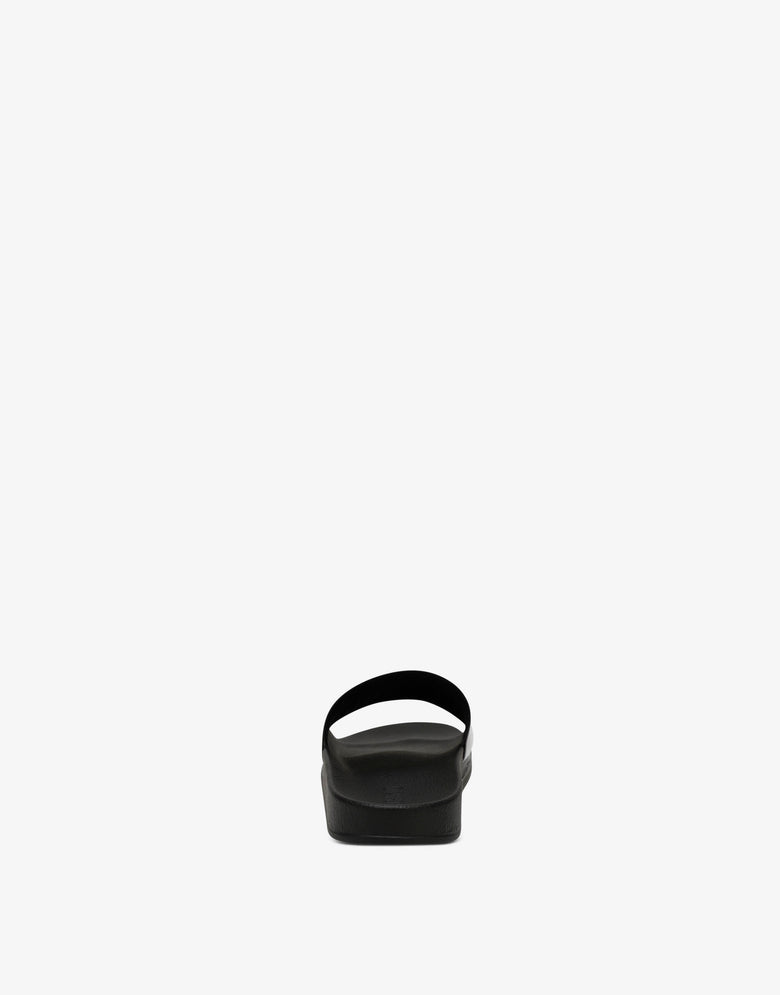 PVC pool slide with logo Black Moschino 2