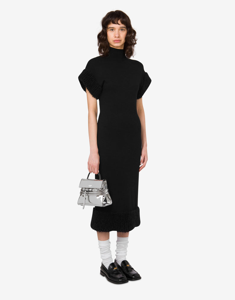 Bolso pequeño Moschino Tie Me Plata Moschino 4
