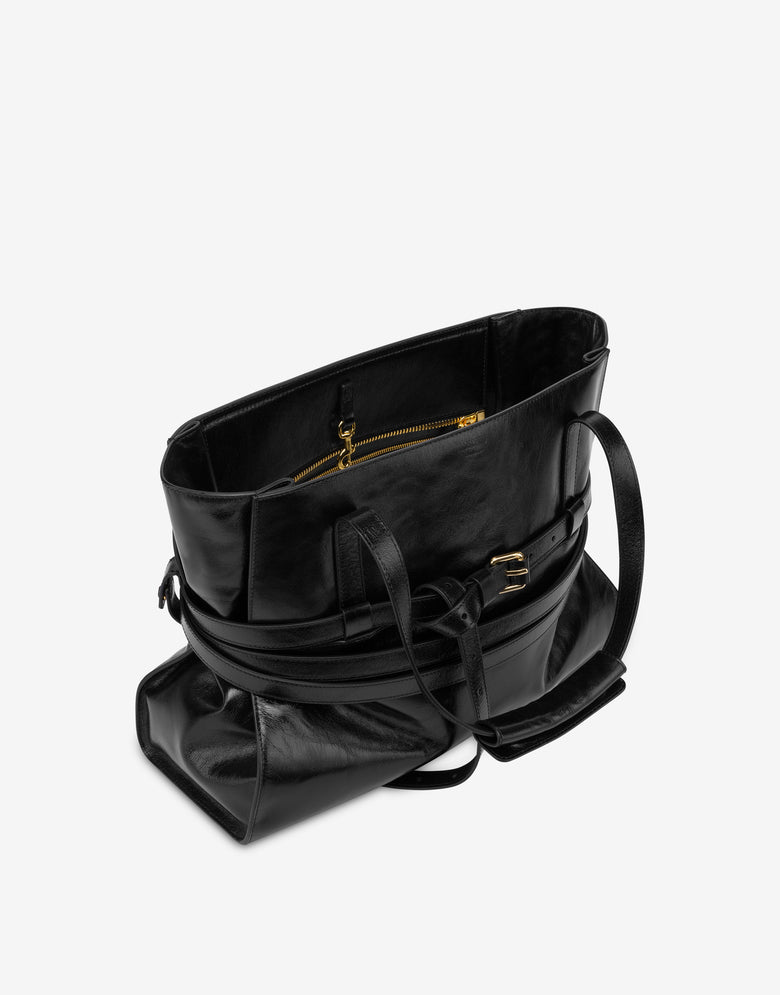 Tote Moschino Tie Me Black Moschino 2