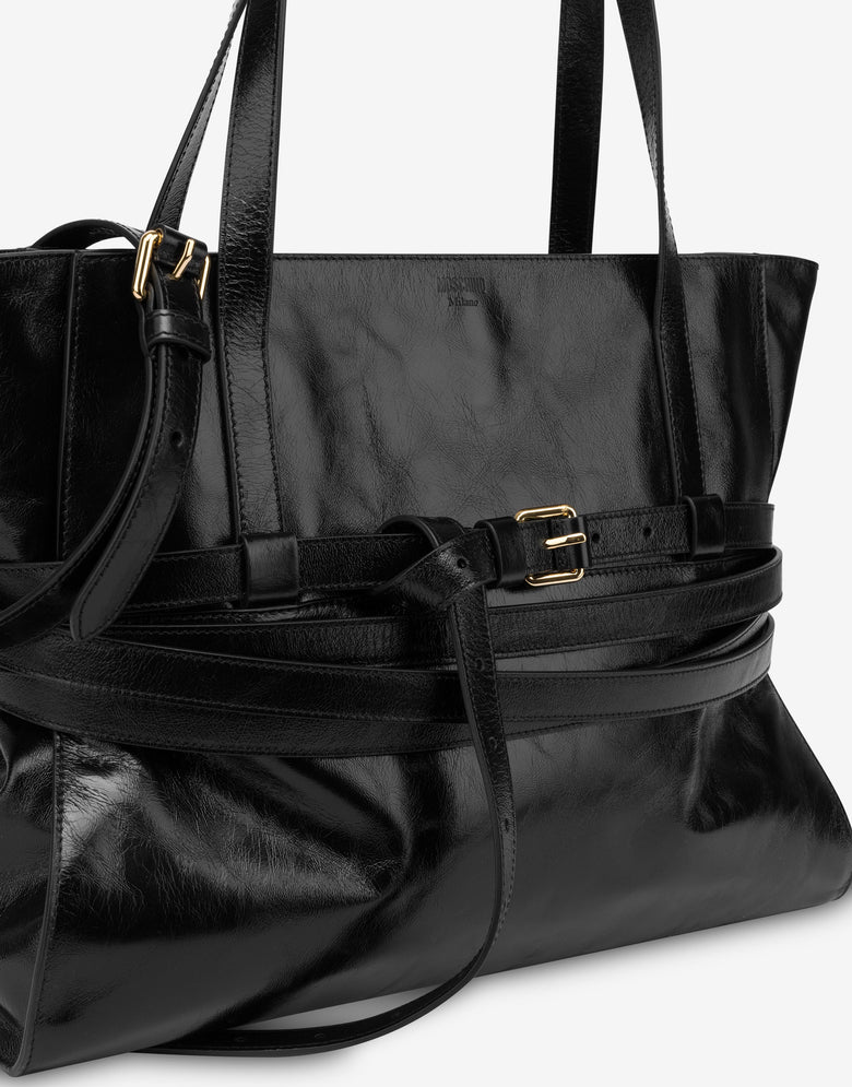 Tote Moschino Tie Me Black Moschino 3