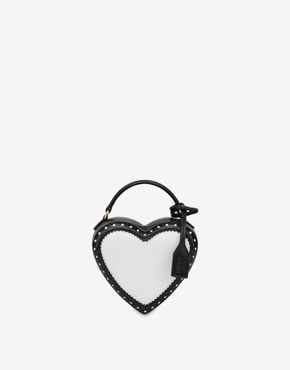 Mini mala de mão Love Me Bag Blanco Moschino 0
