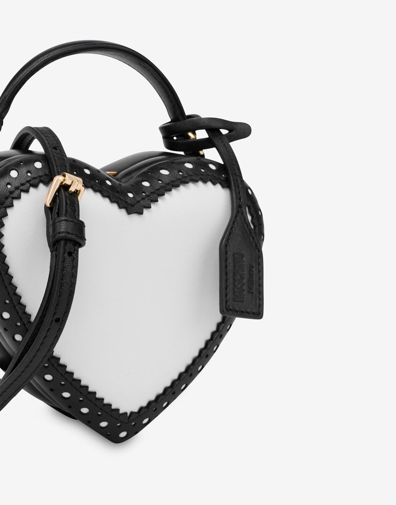 Mini-Handtasche Love Me Weiß Moschino 3