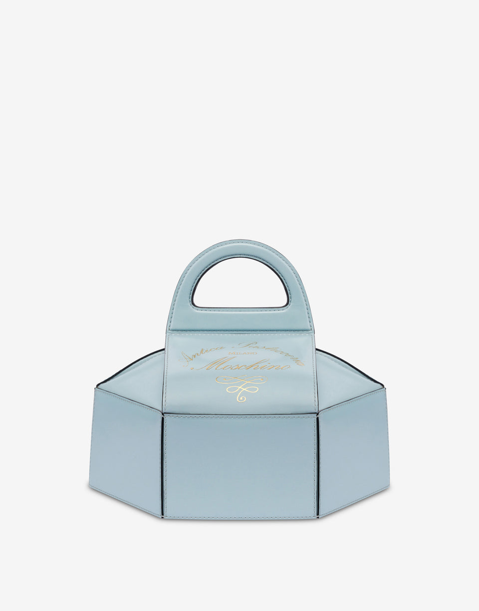 Borsa a mano Cake Box Azzurro pastello Moschino 0