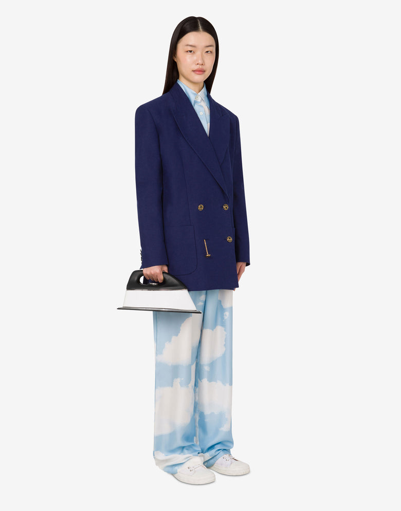 Sac à main Iron Blanc Moschino 4