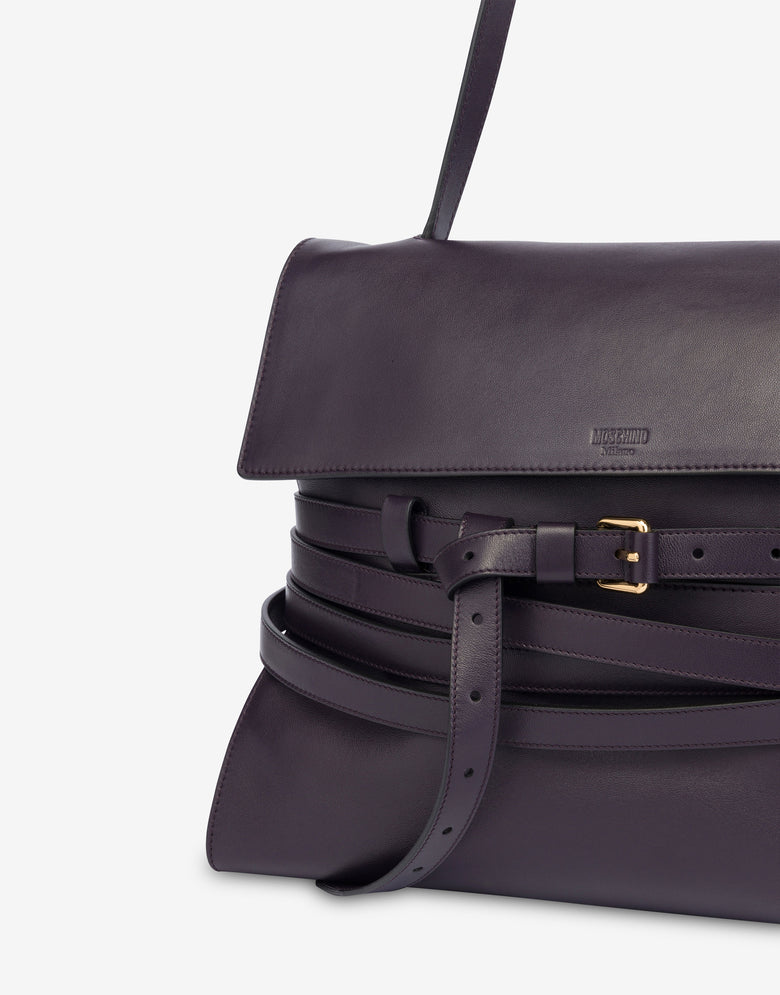 Sac Moschino Tie Me Medium Violet foncé Moschino 3
