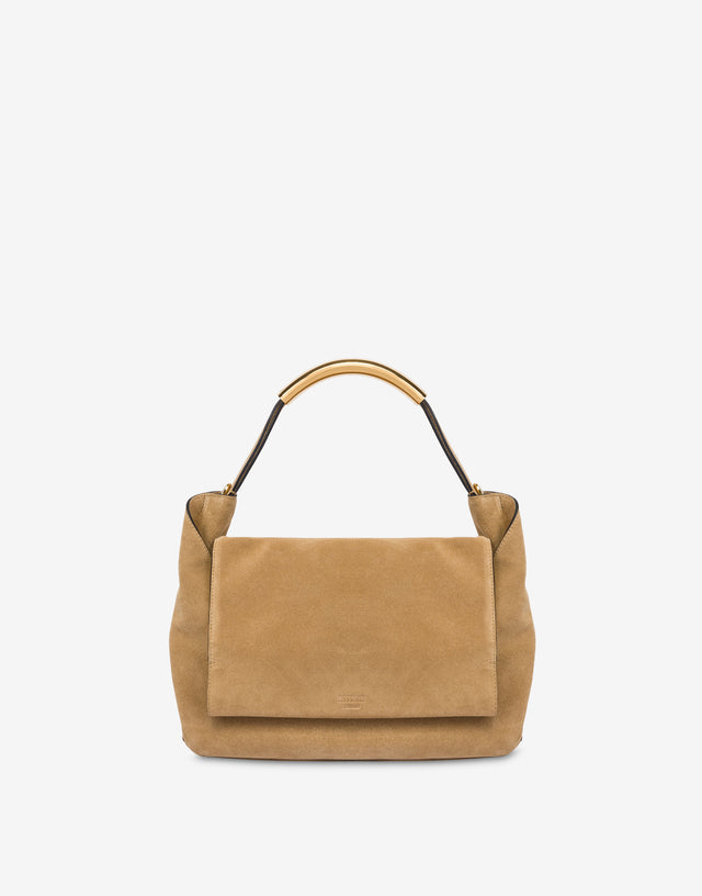 Moschino Handle Me bolsa de corteza Beige Moschino 0