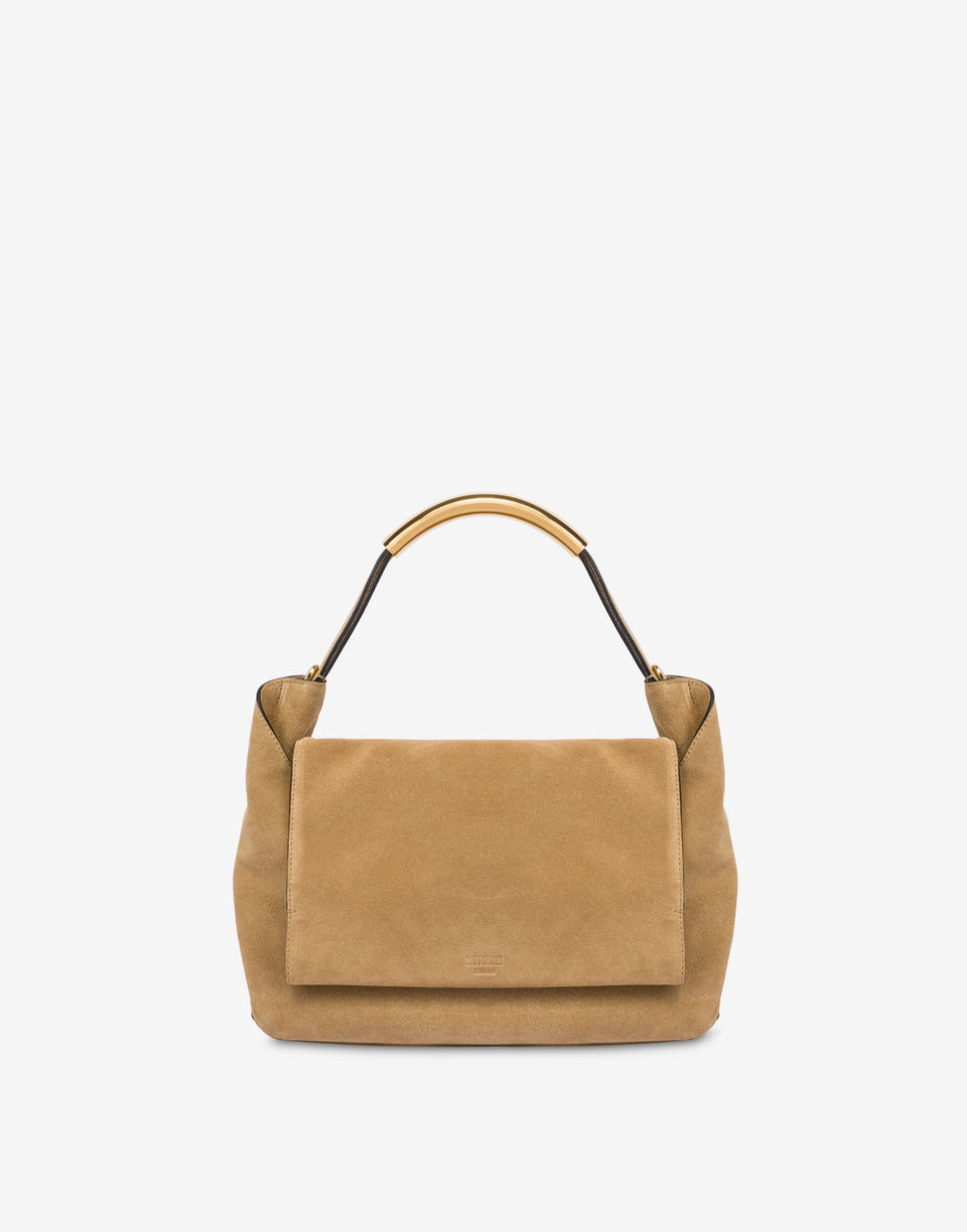 Moschino Handle Me bolsa de corteza Beige Moschino 0