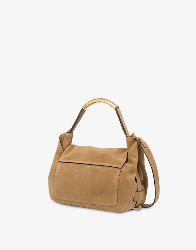 Moschino Handle Me bolsa de corteza Beige Moschino 1