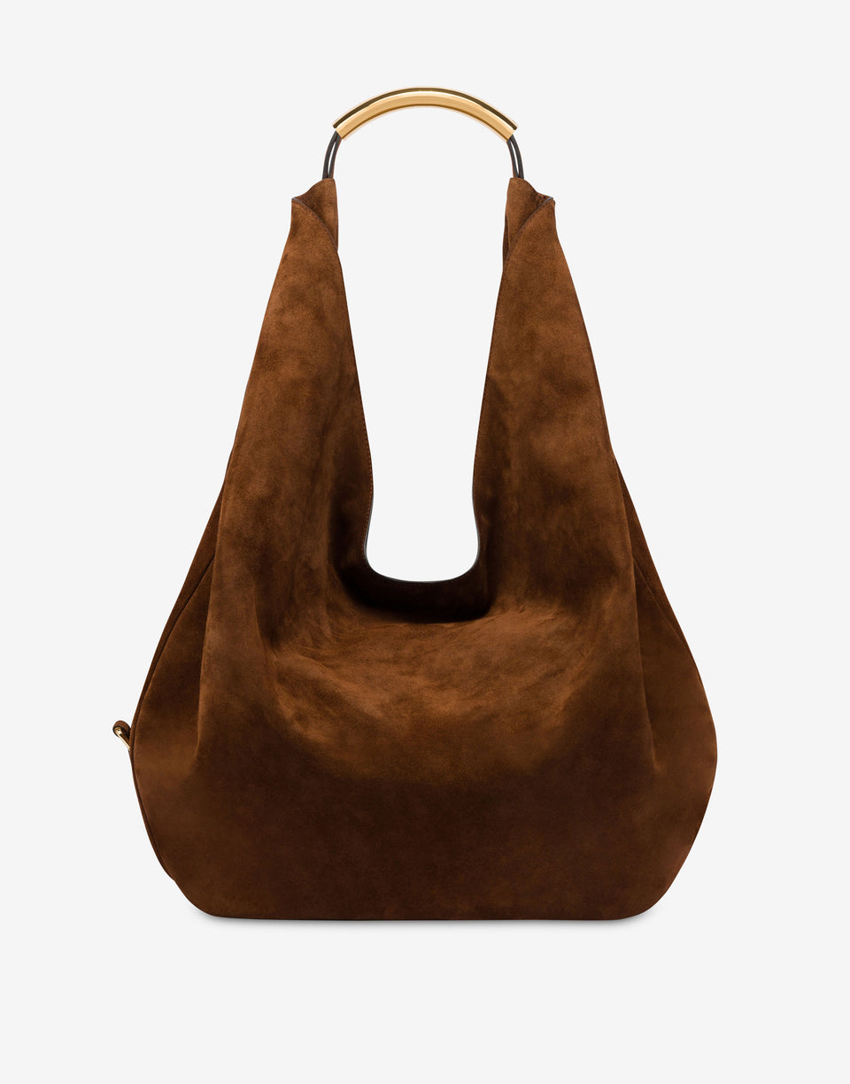 Moschino Handle Me Large Shoulder Bag Brown Moschino 0