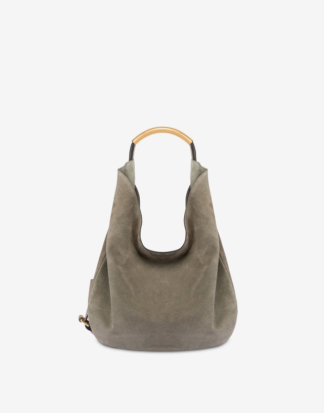 Saco de ombro médio Moschino Handle Me  Sage green Moschino 0