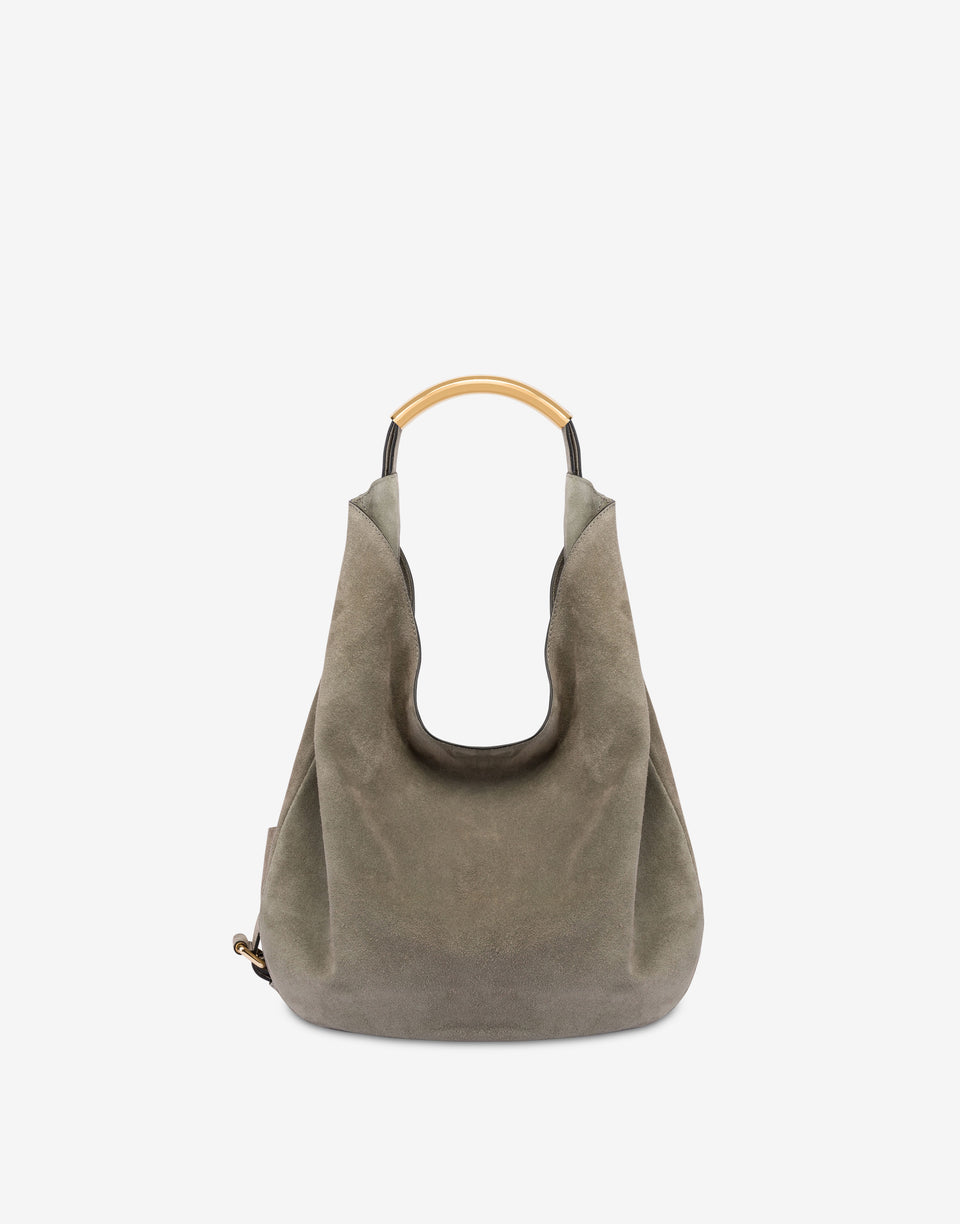 Medium shoulder bag Moschino Handle Me Sage green Moschino 0