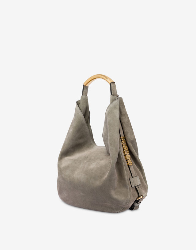 Sac à bandoulière moyen Moschino Handle Me  Vert sauge Moschino 1