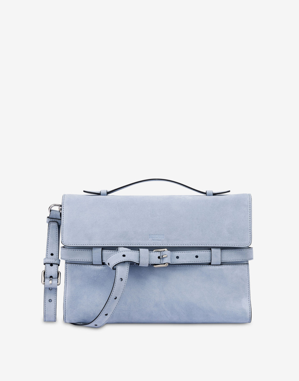 Moschino Tie Me embrague Celeste Moschino 0