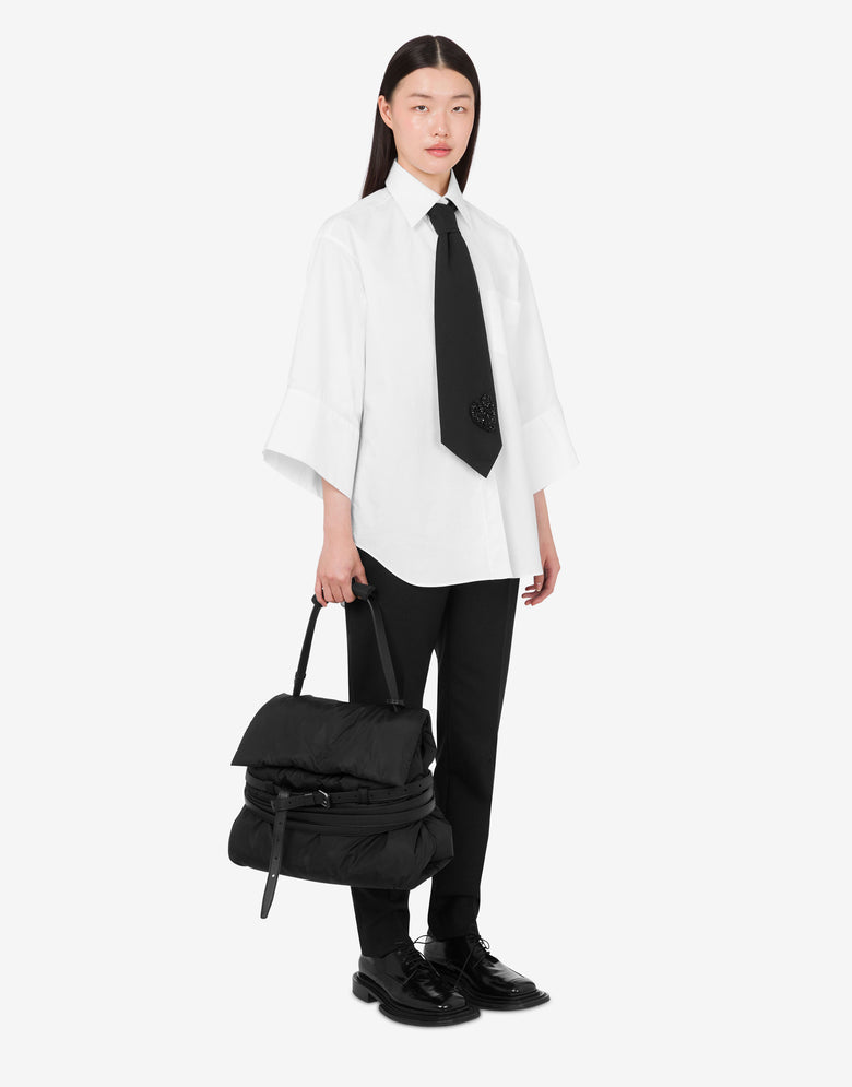 Moschino Tie Me Medium Hand Bag Black Moschino 4