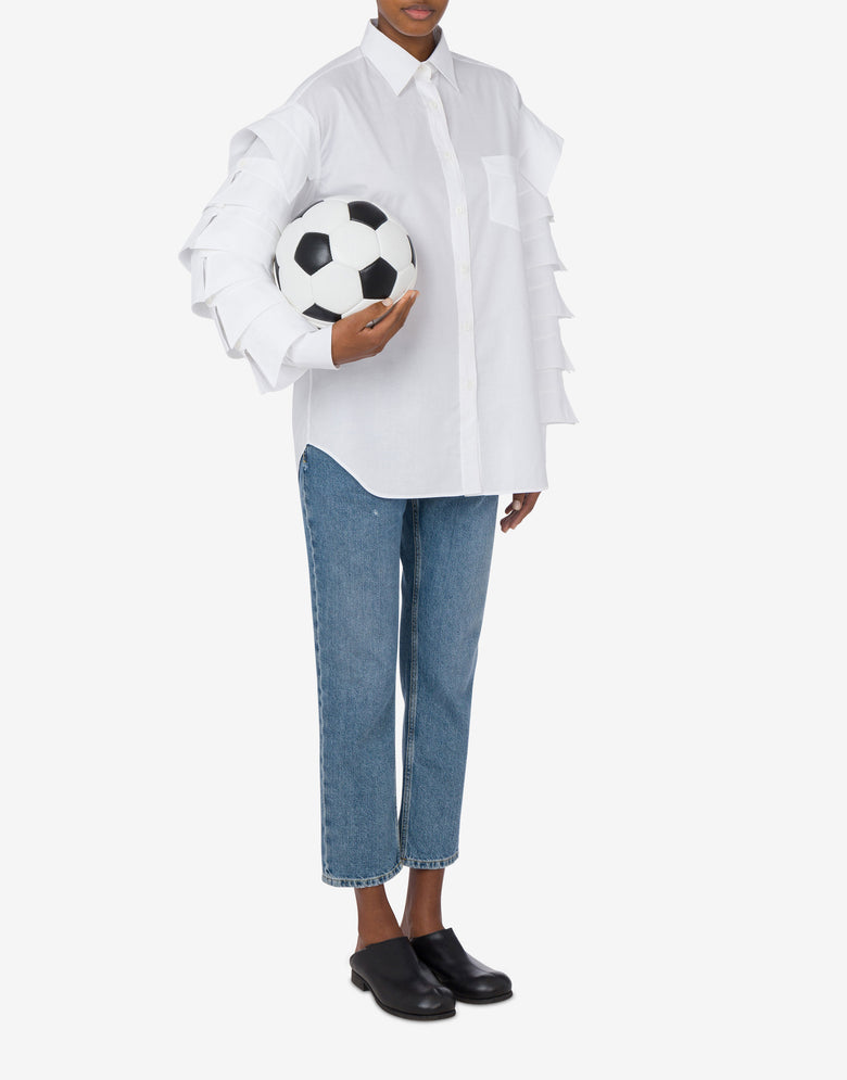 Football Bag White Moschino 4