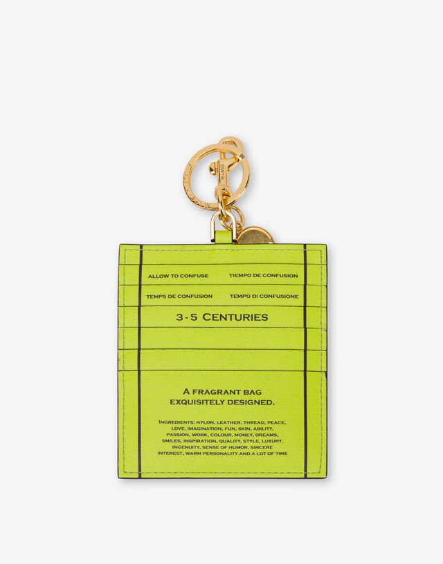 Porte-clés imprimé Lime Moschino 1