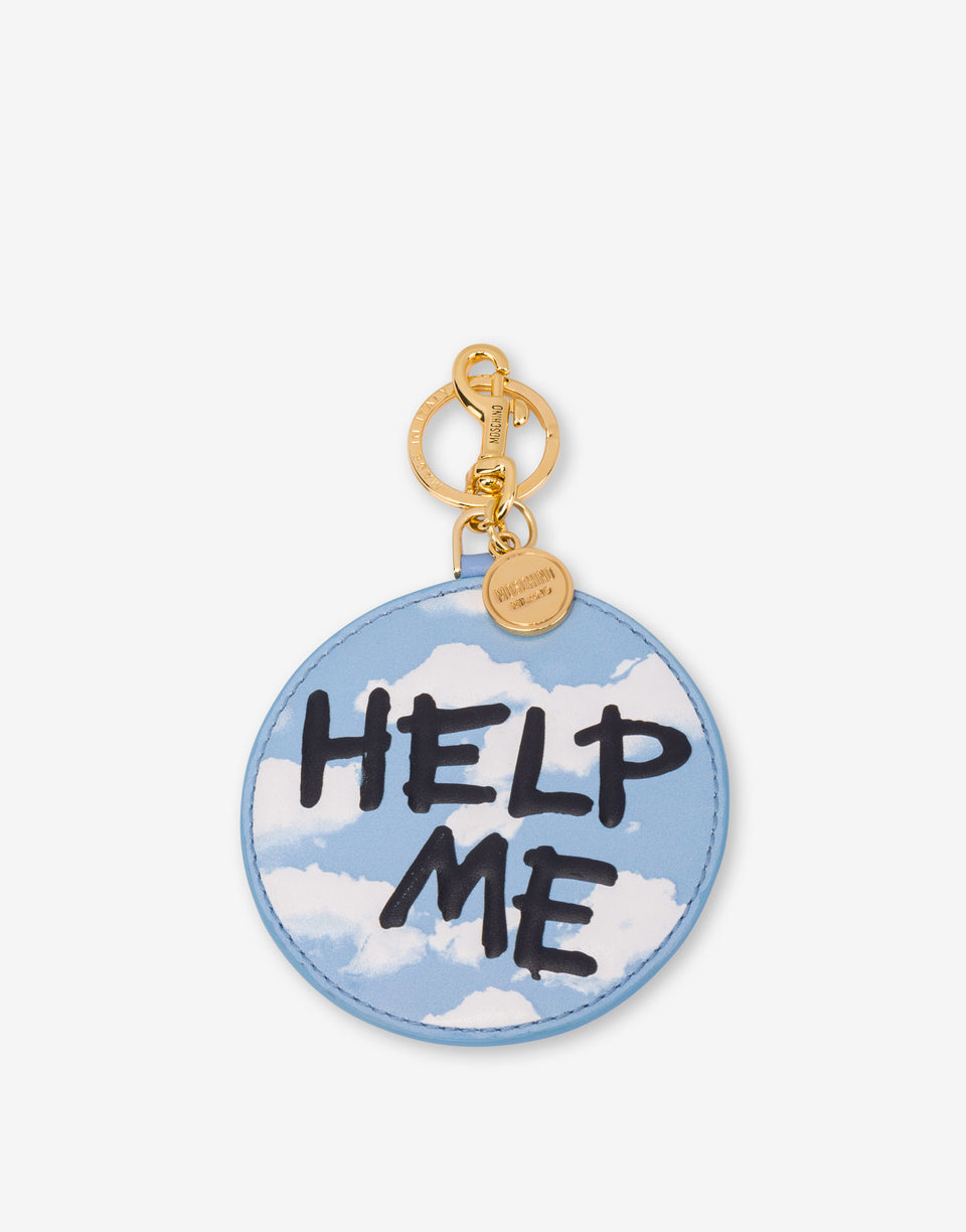 Portachiavi Archive Clouds Azzurro Moschino 0