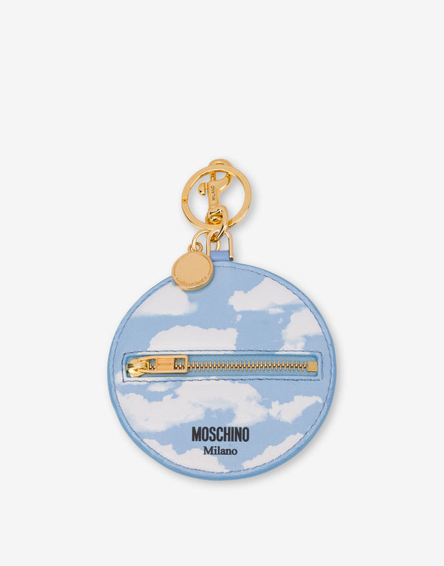 Porte-clés Archive Clouds Bleu clair Moschino 1
