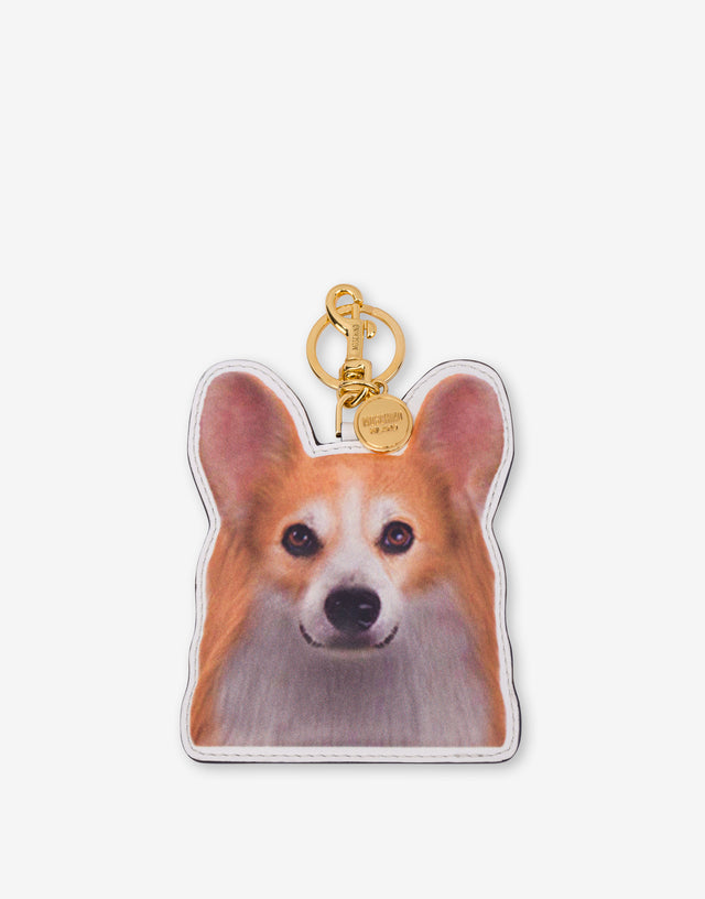 Porte-clés imprimé Orange Moschino 0