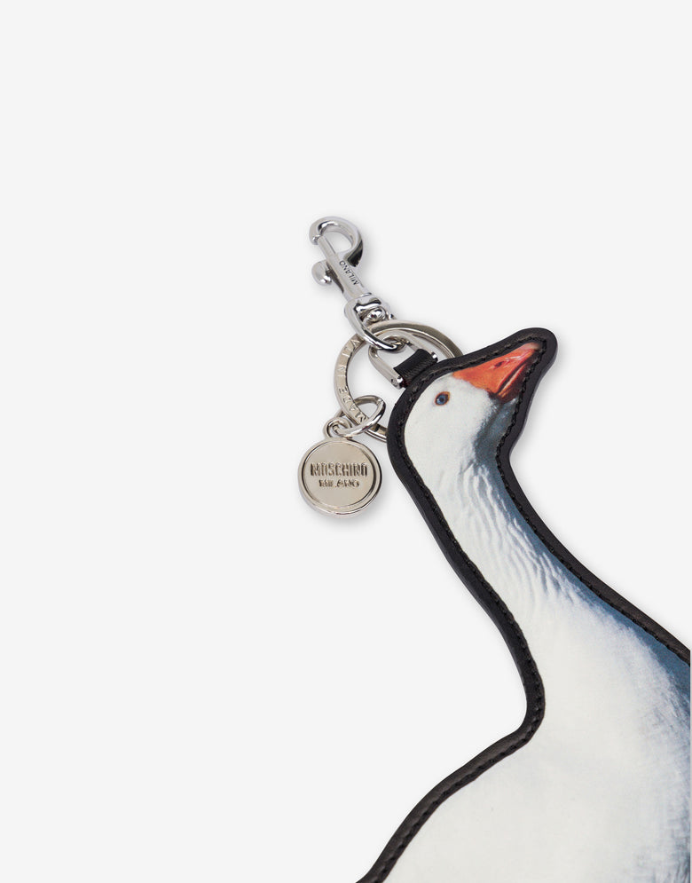 Schlüsselanhänger Gans Weiß Moschino 2