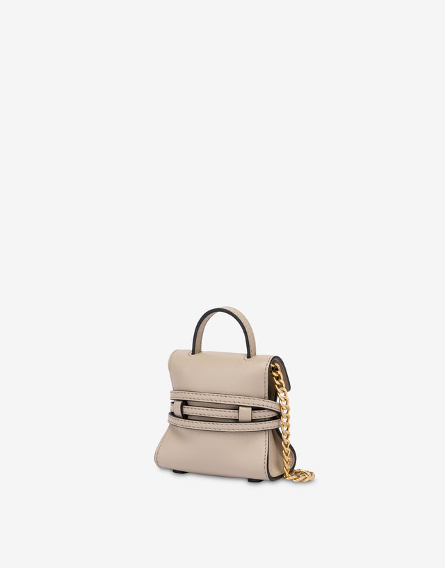 Micro bolsa Moschino Tie Me Beige claro Moschino 1