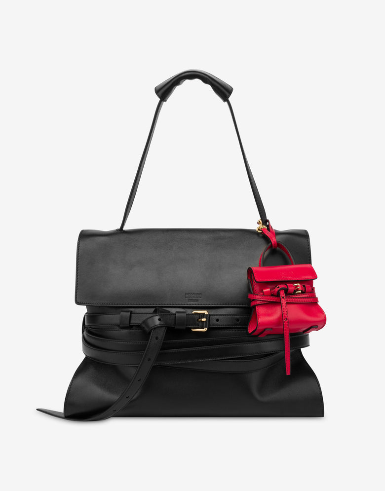 Micro bolsa Moschino Tie Me Rojo Moschino 3