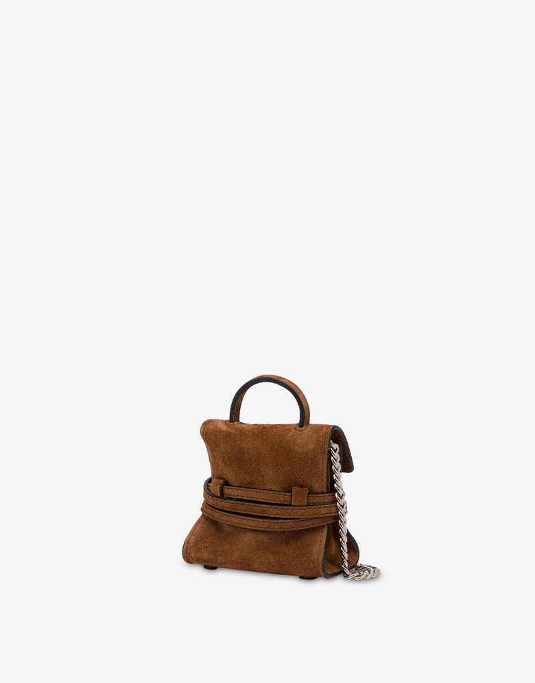 Micro bag Moschino Tie Me Brown Moschino 1