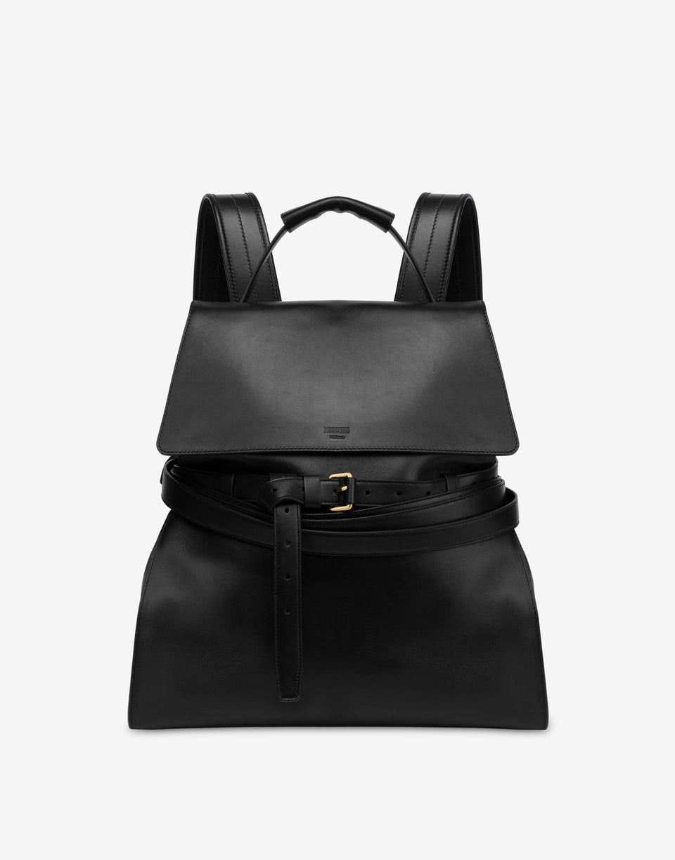 Moschino Tie Me Backpack Black Moschino 0