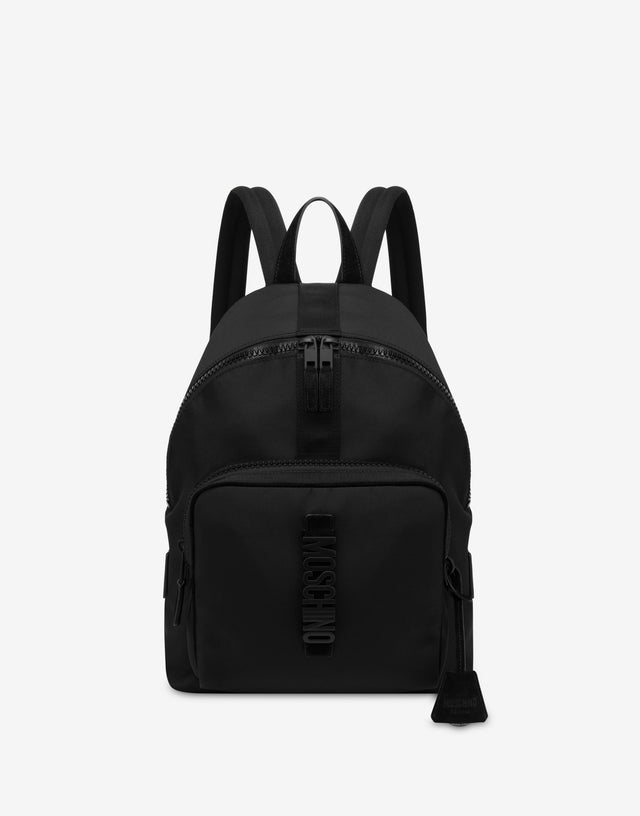 Sac à dos en nylon Cordura Grand Noir Moschino 0