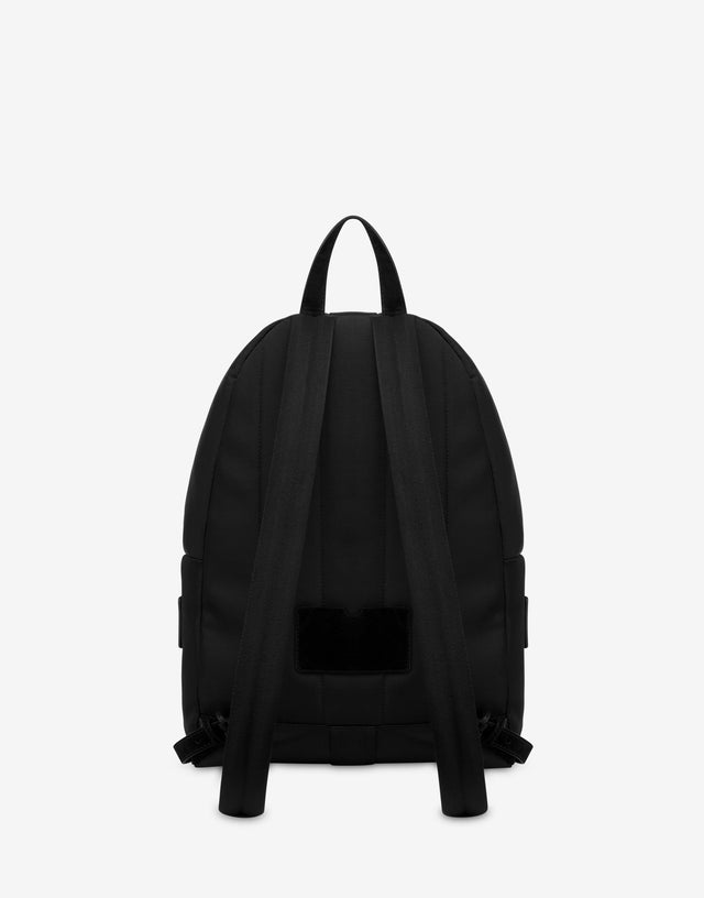 Sac à dos en nylon Cordura Grand Noir Moschino 1