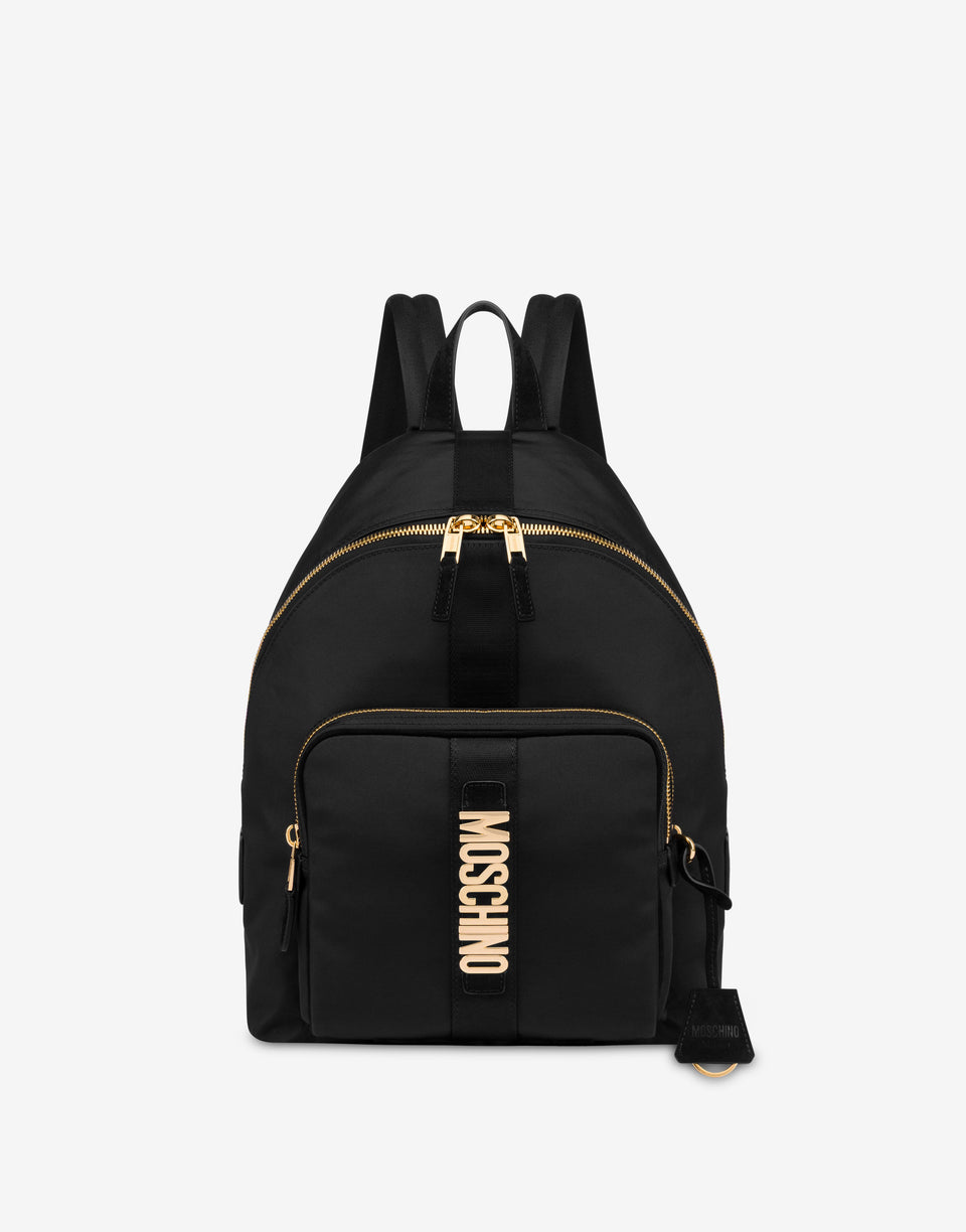 Cordura nylon backpack Large Black Moschino 0