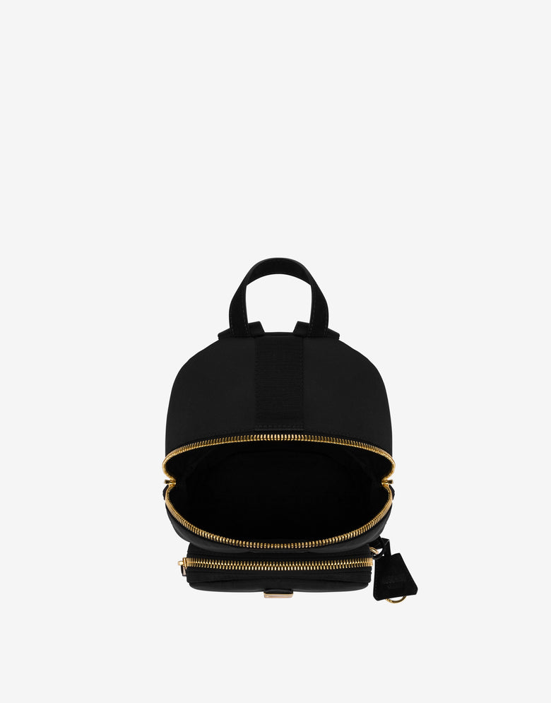 Mochila em nylon Cordura Medium Negro Moschino 2