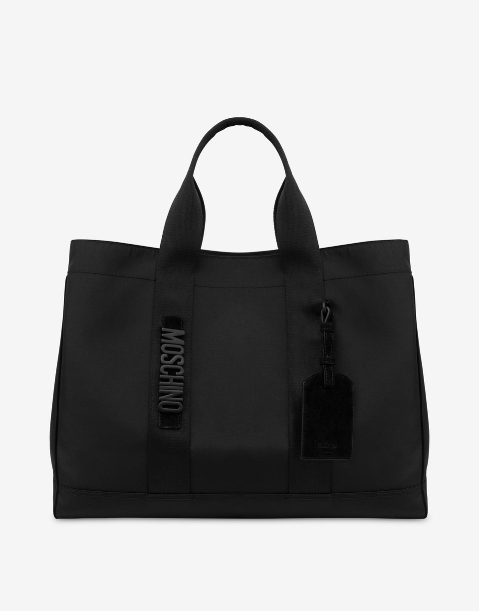 Shopper aus Cordura-Nylon Schwarz Moschino 0