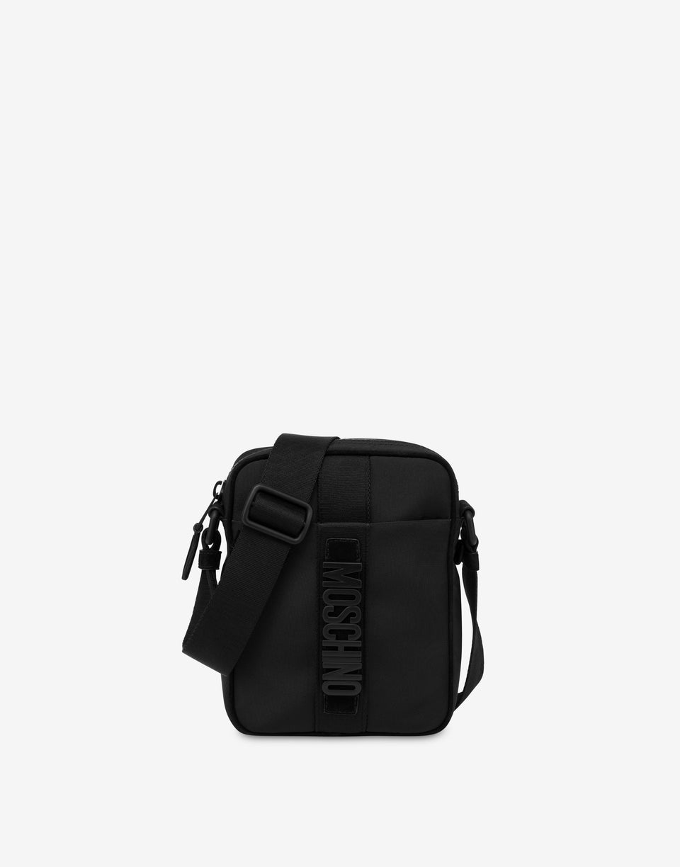 Umhängetasche aus Cordura-Nylon Schwarz Moschino 0