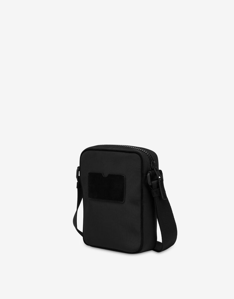 Bandolera de nylon Cordura Negro Moschino 1