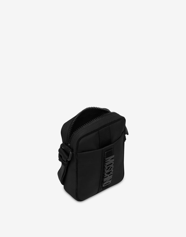 Bandolera de nylon Cordura Negro Moschino 2