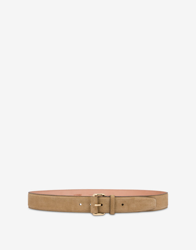 Ceinture en daim Blanc Moschino 0