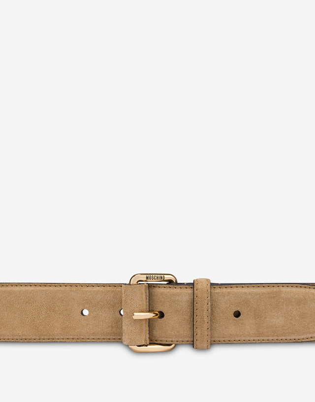 Ceinture en daim Blanc Moschino 1