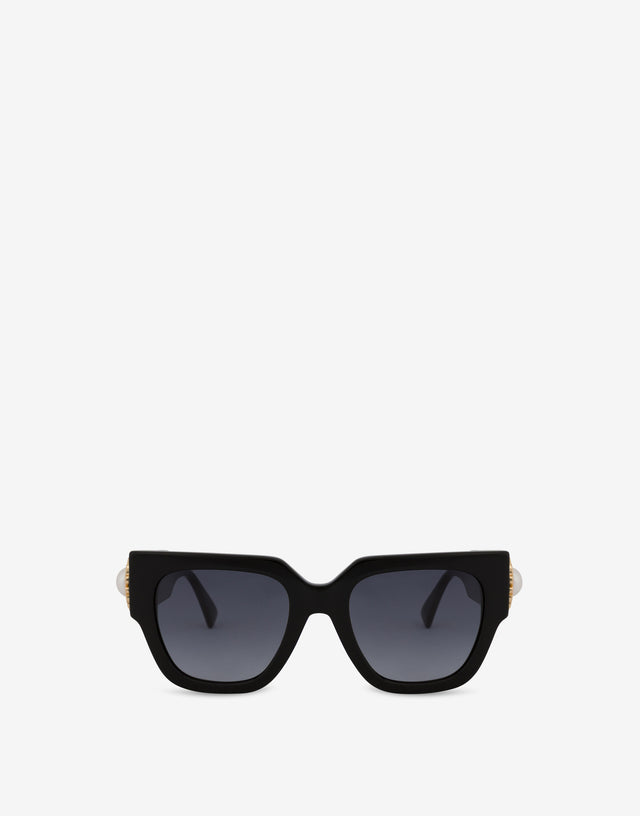 Pearl Trim black sunglasses Black Moschino 0