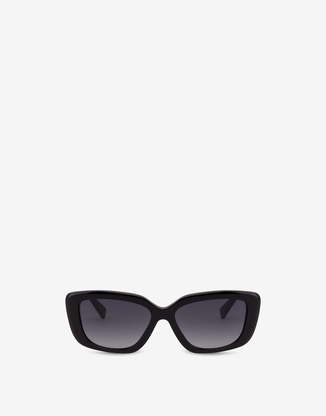 Occhiali da sole con spilla da balia Nero Moschino 0