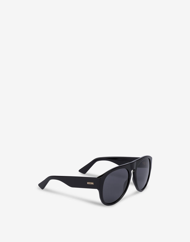 Occhiali da sole con lenti nere Nero Moschino 1
