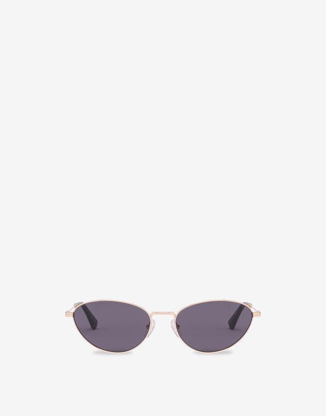 Occhiali da sole in metallo Grigio scuro Moschino 0