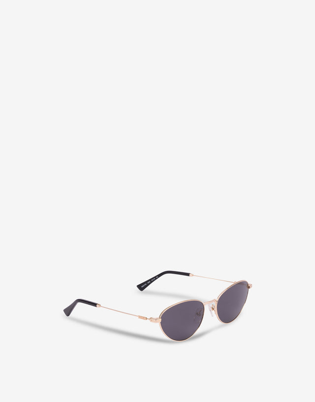Occhiali da sole in metallo Grigio scuro Moschino 1