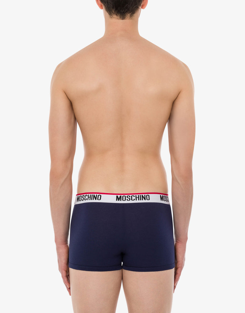Set of 2 Logo Band boxers Blue Moschino 2