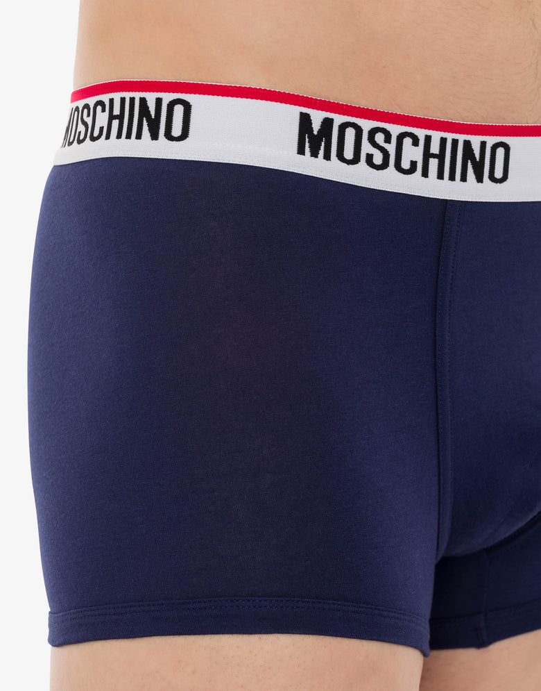 Set of 2 Logo Band boxers Blue Moschino 3