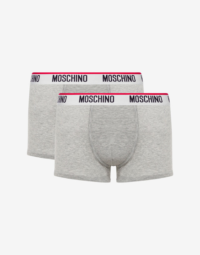 Set of 2 Logo Band boxers Light grey Moschino 0